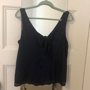 Maeve Anthropologie top size S navy